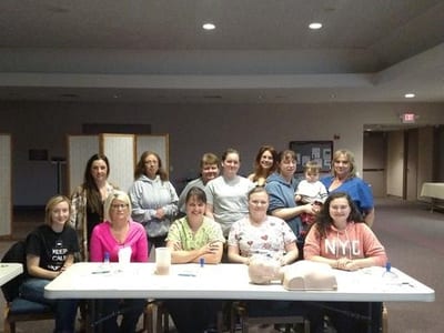 Group of women at training workshop